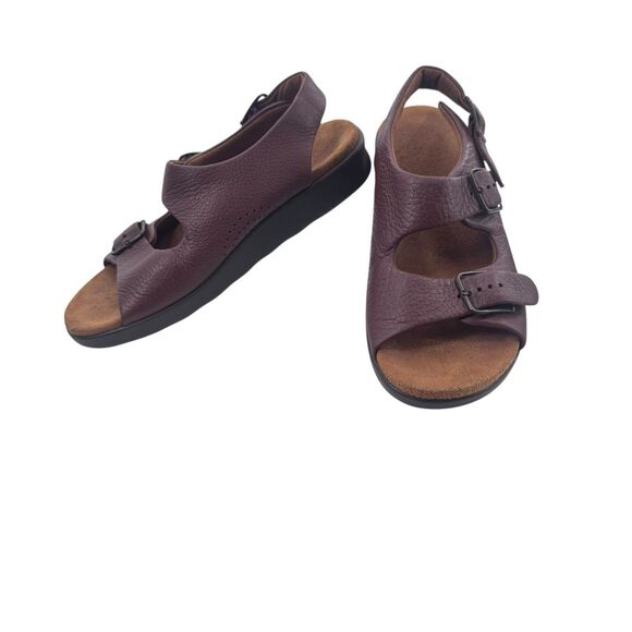 SAS WOMEN’S RELAXED AMBER TRIPAD COMFORT LEATHER SANDALS 9 N USA FAST SHIPPING - Picture 1 of 16